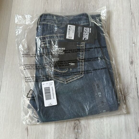 Silver Jeans Suki Bootcut Size 28 Short‎ NWT in packaging - Picture 5 of 7